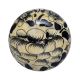 Black Floral Hand Painted Indian Kashmiri  Cabinet Knobs